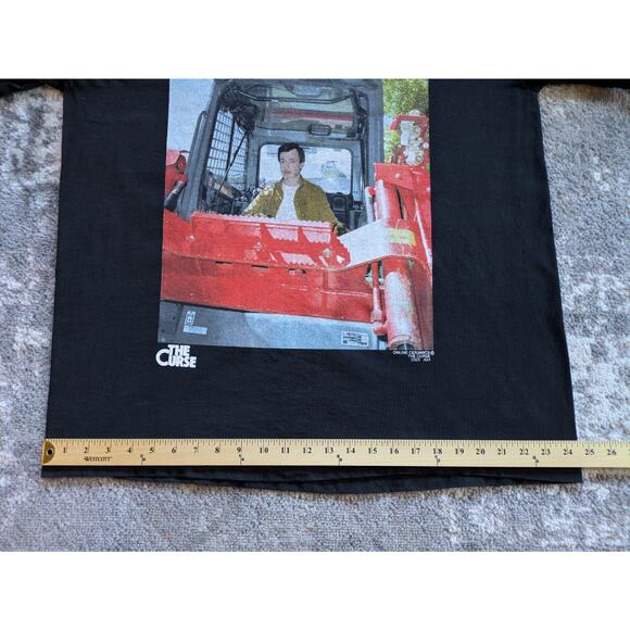 A24 x Online Ceramics x The Curse T-Shirt Elara Bulldozer, Black - Size XL - Picture 10 of 16